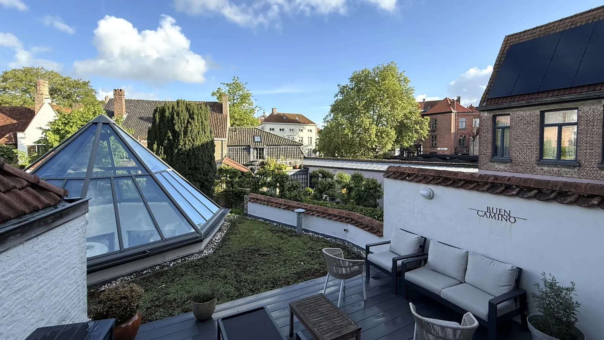 Dakterras met zicht